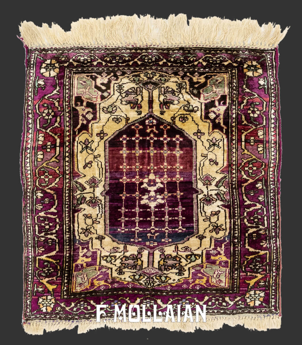 Farahan Rug Silk Purple Color n°:684295
